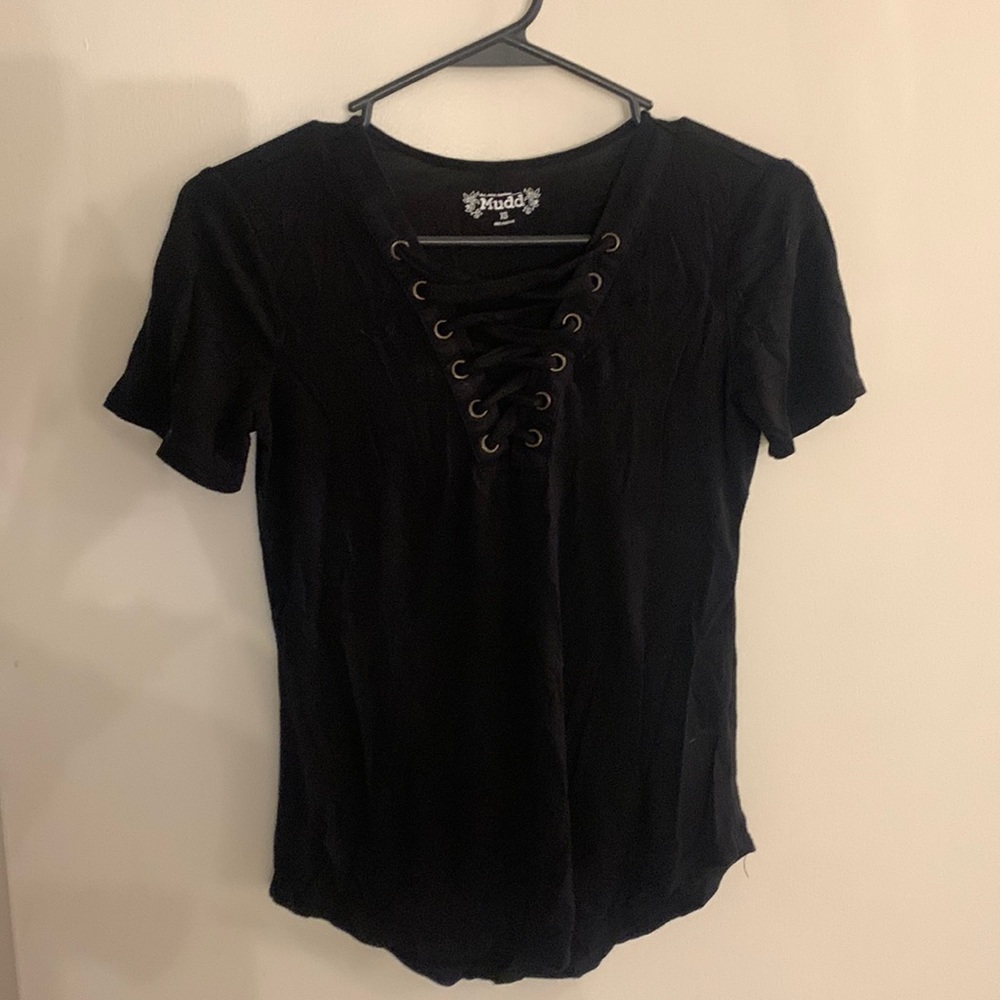 Cute tie up tee
